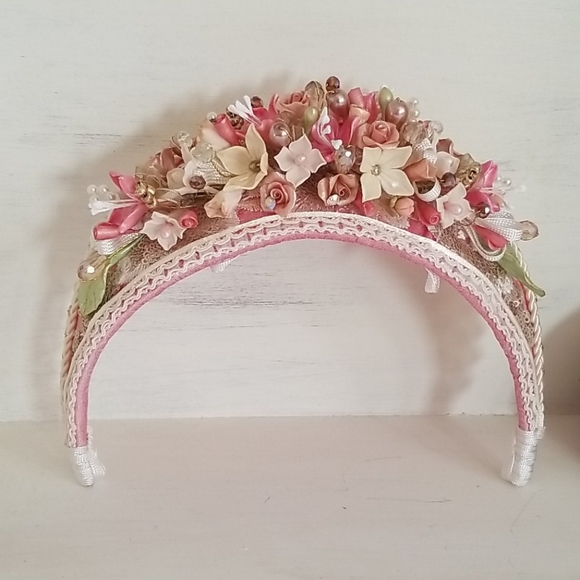 Handmade girls or women headpiece - Picture 2 of 6